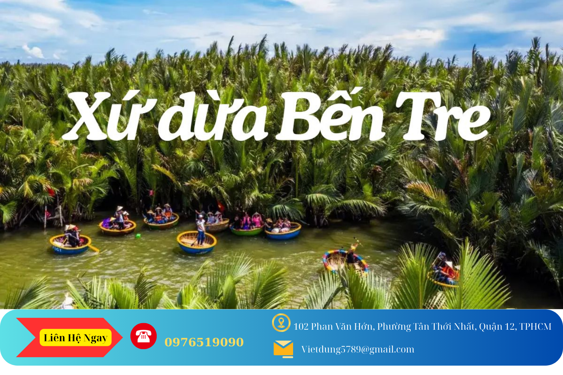 Thuê xe 16 chỗ đi du lịch bến tre